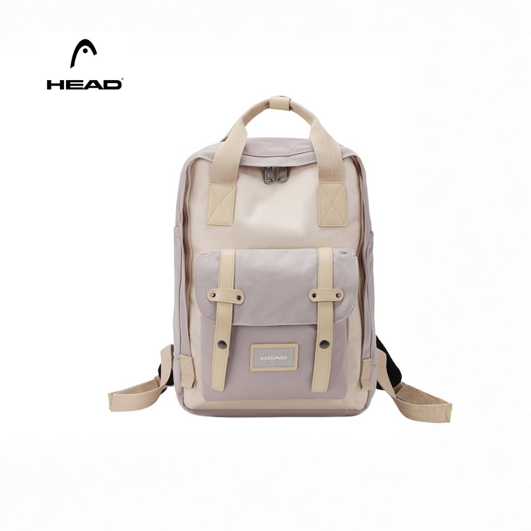 HEAD Travel Laptop Backpack 15.6" Unisex in Dust Rose / Cream White