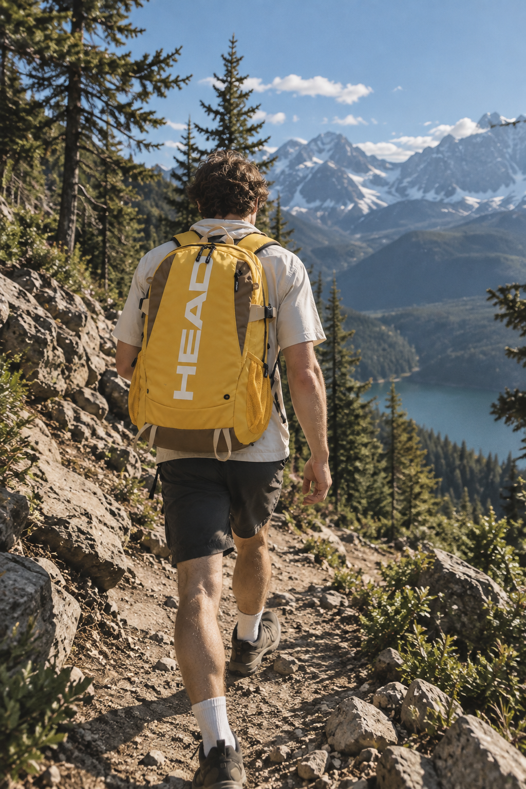 HEAD Outdoor Multi-Sport Backpack Unisex in Yellow
